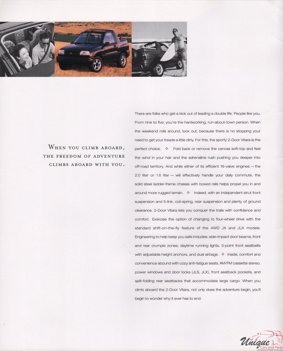 2000 Suzuki Brochure Page 5